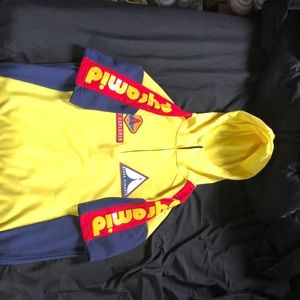 short sleeve black pyramid hoodie